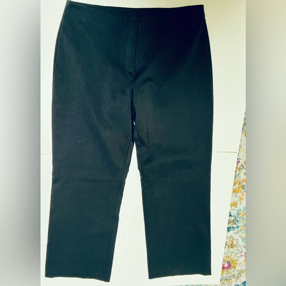Eileen Fisher black Ponte knit pant